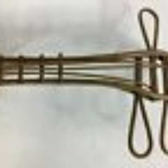 Banjo Midcentury Vintage Handmade Twisted Vine Art - Picture 4 of 16